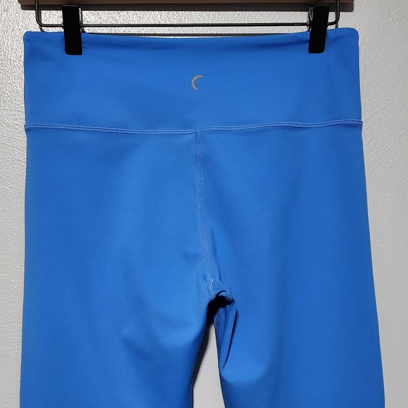 ZYIA ACTIVE Light N Tight Blue Tones Color Block Leggings Size 8-10 High Rise - Picture 6 of 11